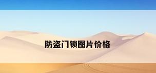 防盗门锁图片价格