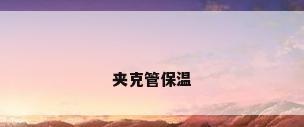 夹克管保温