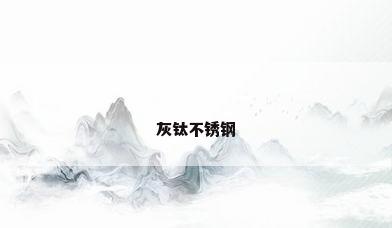 灰钛不锈钢
