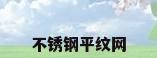 不锈钢平纹网