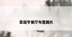 圣诞节餐厅布置图片