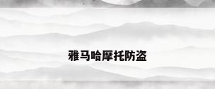 雅马哈摩托防盗