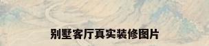 别墅客厅真实装修图片