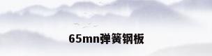 65mn弹簧钢板