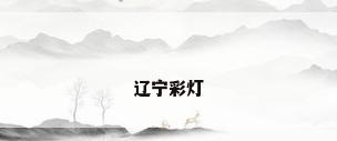 辽宁彩灯