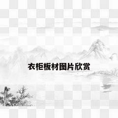 衣柜板材图片欣赏
