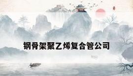 钢骨架聚乙烯复合管公司