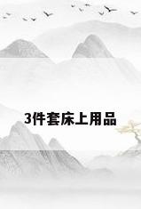 3件套床上用品