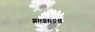 钢材废料价格