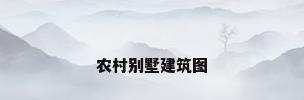 农村别墅建筑图
