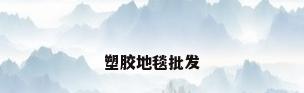 塑胶地毯批发