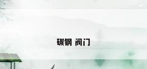 碳钢 阀门