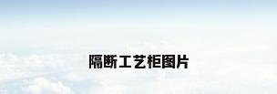 隔断工艺柜图片