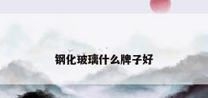 钢化玻璃什么牌子好