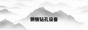 钢板钻孔设备