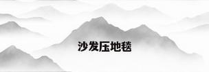 沙发压地毯