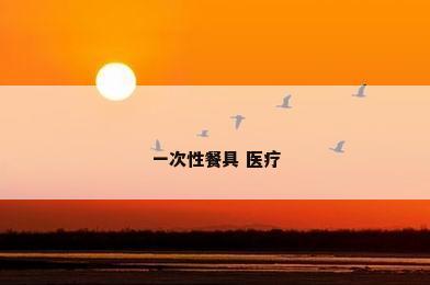 一次性餐具 医疗