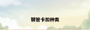 钢管卡扣种类