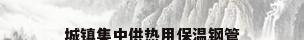 城镇集中供热用保温钢管