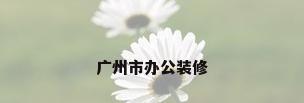 广州市办公装修