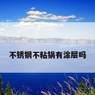 不锈钢不粘锅有涂层吗