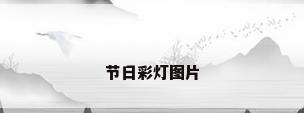 节日彩灯图片