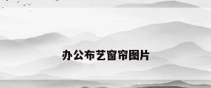 办公布艺窗帘图片