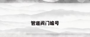 管道阀门编号