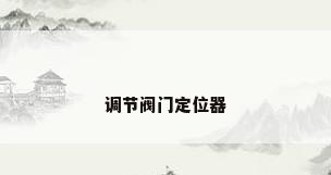 调节阀门定位器