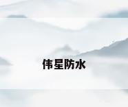 伟星防水