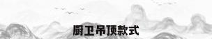 厨卫吊顶款式