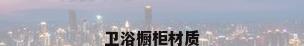卫浴橱柜材质