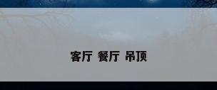客厅 餐厅 吊顶