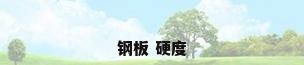 钢板 硬度