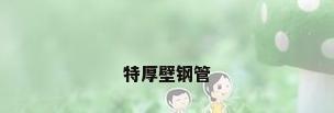 特厚壁钢管