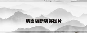 墙面隔断装饰图片