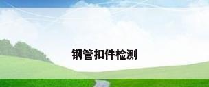 钢管扣件检测