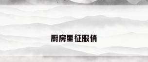 厨房里征服俏