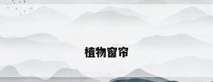 植物窗帘