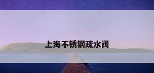 上海不锈钢疏水阀