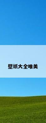 壁纸大全唯美