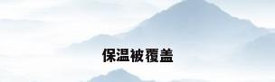 保温被覆盖