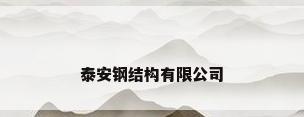 泰安钢结构有限公司