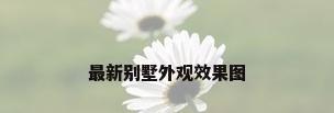 最新别墅外观效果图