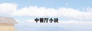 中餐厅小说
