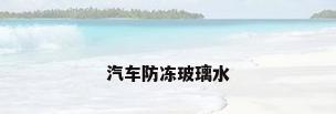 汽车防冻玻璃水