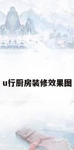 u行厨房装修效果图