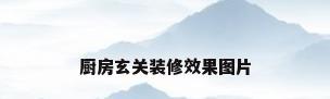 厨房玄关装修效果图片