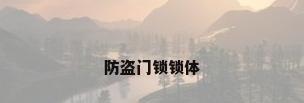 防盗门锁锁体