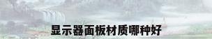 显示器面板材质哪种好
